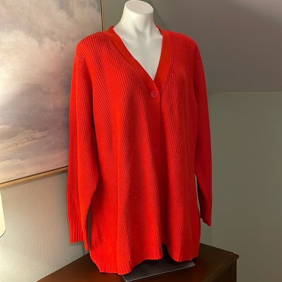 Orange Cardigan - Picture 1 of 3